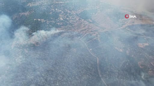 İzmir'de Makilik Alanda Yangın Kontrol Altına Alındı
