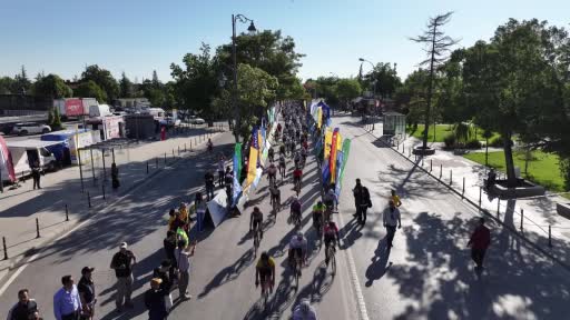 Konya'da Avrupa Bisiklet Başkenti Unvanını Taşıyan Granfondo Yol Yarışı Heyecanı