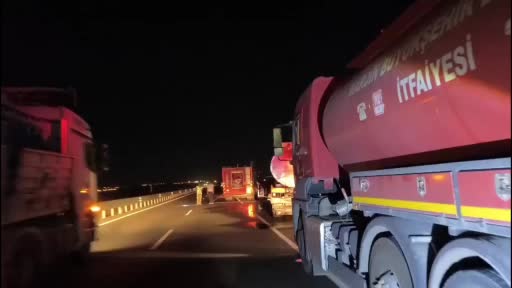 Mardin’de Yakıt Tankerinde Çıkan Yangın Kontrol Altına Alındı