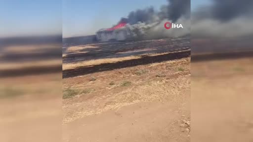 Sondaj Aracıyla İşçilerin Kalduğu Karavan Yangını: 3 Yaralı