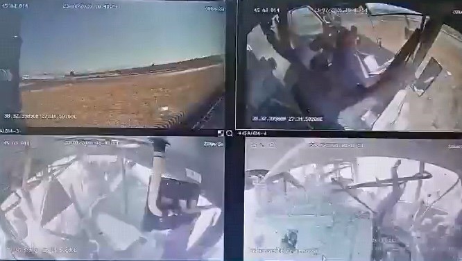 11 kişinin yaralandığı özel halk otobüsü kazasının imgeleri ortaya çıktı