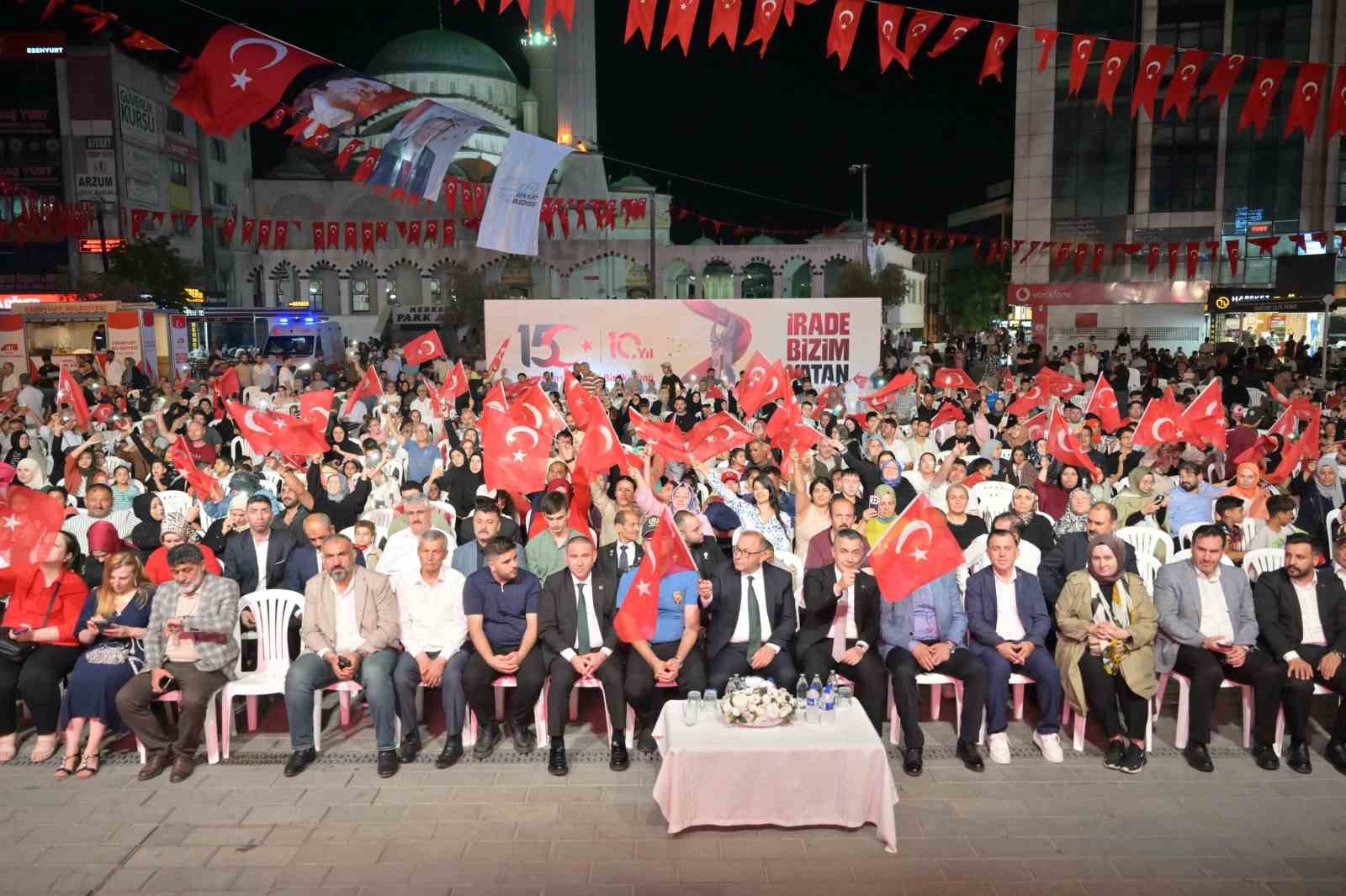 15 Temmuz darbe teşebbüsü 10’uncu yılında Esenyurt’ta unutulmadı