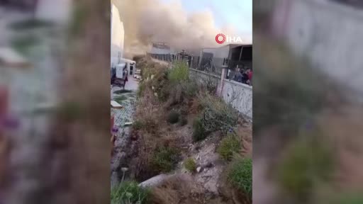 Afyonkarahisar’da sucuk fabrikasında yangın