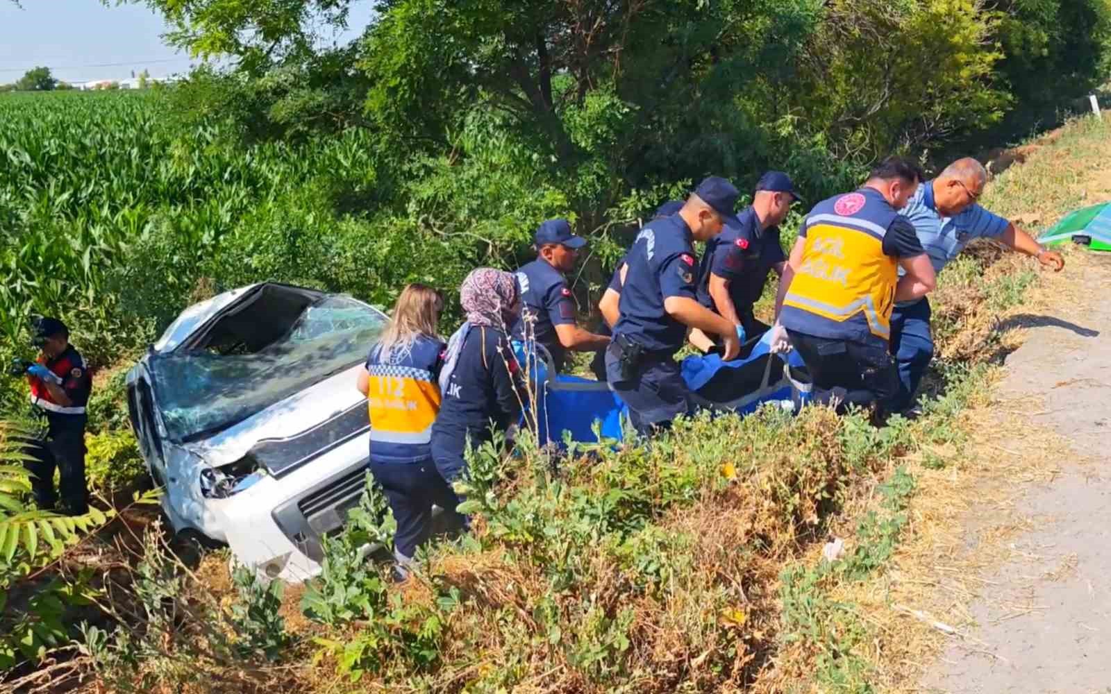 Aksaray’da araba takla attı: 3 meyyit, 1 yaralı