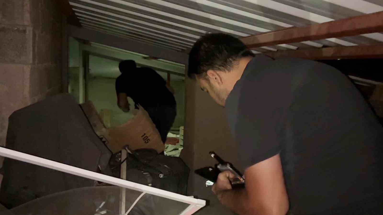 Aksaray’da hırsız ihbarı polisi alarma geçirdi