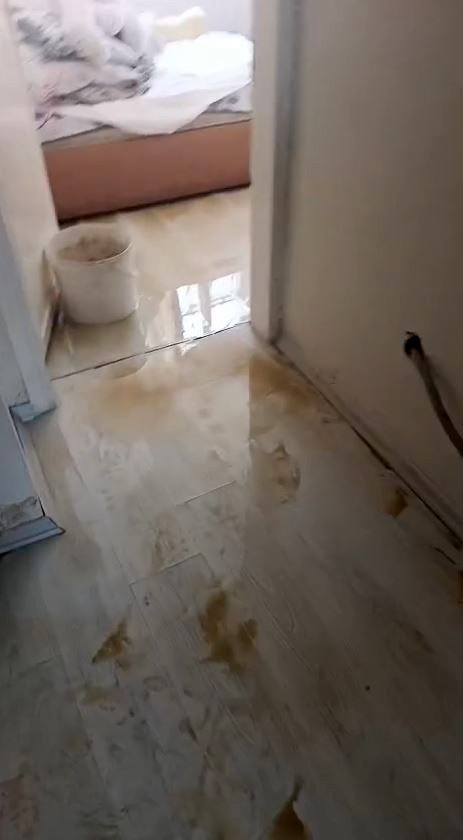 Avcılar’da İSKİ borusu patladı, meskeni su bastı