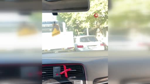 Avcılar’da trafik tartışması kameraya yansıdı