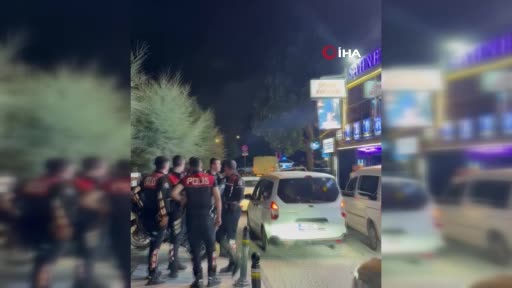 Avcılar kıyıda polisten dron destekli gece uygulaması