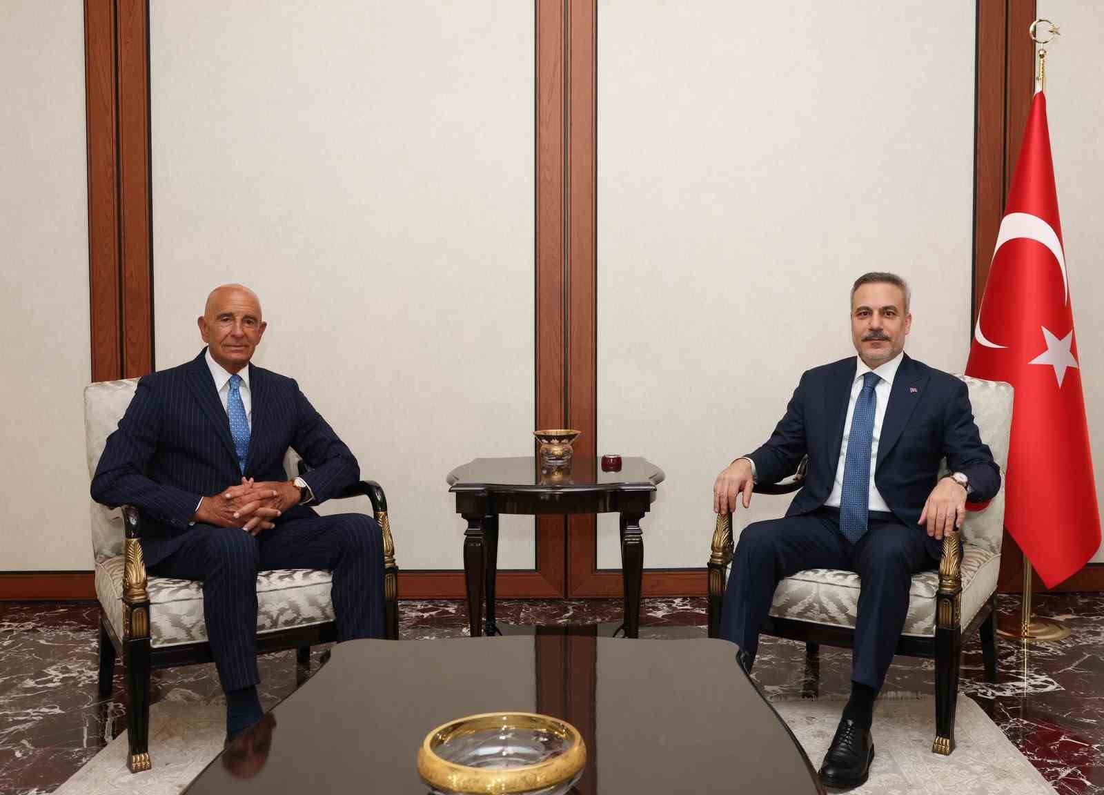 Bakan Fidan, ABD Büyükelçisi Barrack ile Görüştü