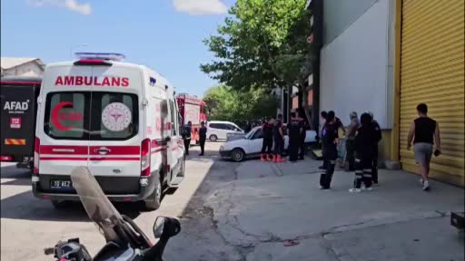 Balıkesir’de yere dökülen kimyasal madde paniğe sebep oldu