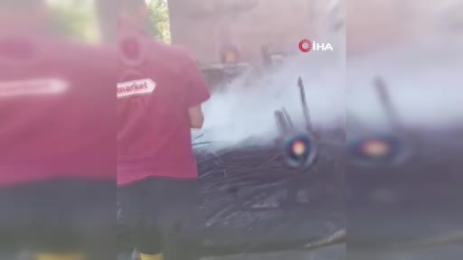 Bartın’da korkutan yangın büyümeden söndürüldü
