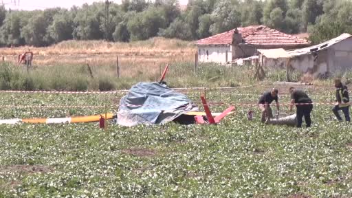 Başkent’te eğitim helikopteri düştü: 2 yaralı