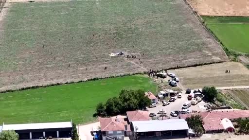 Başkent’te eğitim helikopteri düştü: 2 yaralı