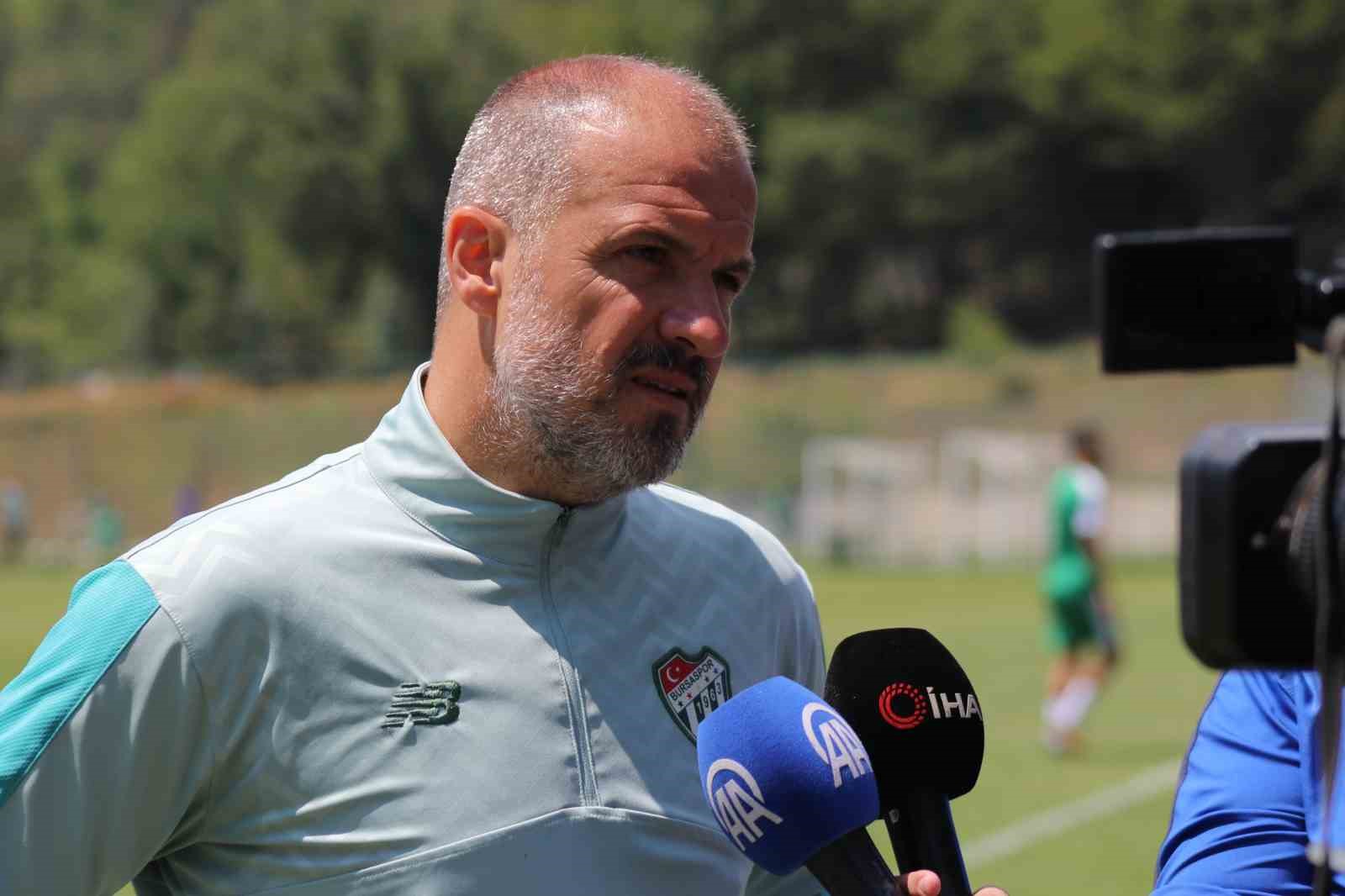 Bursaspor Teknik Yöneticisi Mustafa Er: "Hedefimiz Harika Lig’e çıkmak"