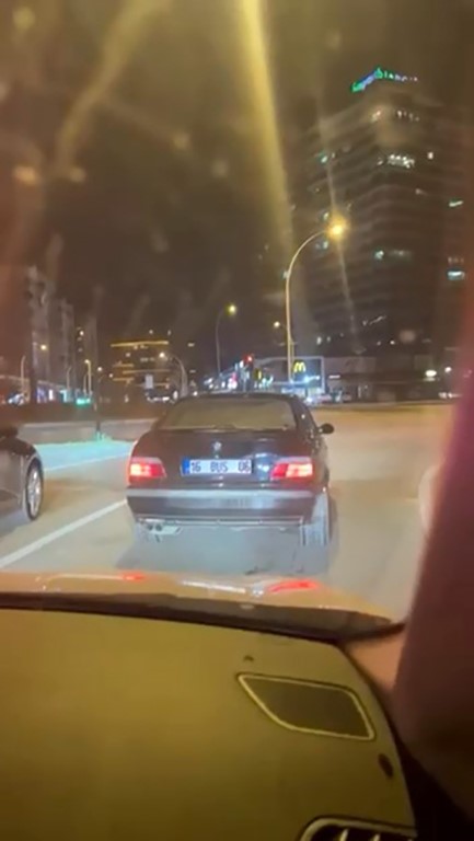 Drift atan şoföre 345 bin lira ceza