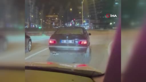 Drift atan şoföre 345 bin lira ceza