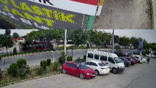 Drift atarak geldi, öbür bir arabaya çarparak kaçtı