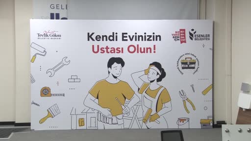 Esenler’de ’Kendi Konutunuzun Ustası Olun’ projesi mezunlarını verdi