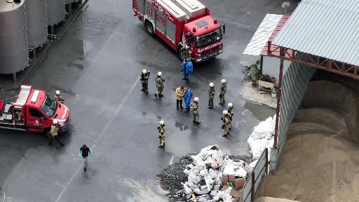 Eyüpsultan’da kimyasal madde paniği: 10 tonluk tankta yansıma meydana geldi
