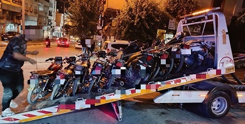 Gaziantep’te motosiklet kontrolü: 208 şoföre 3 milyon 907 bin lira ceza