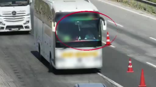 Gaziantep’te otoyolda dron dayanaklı kontrol