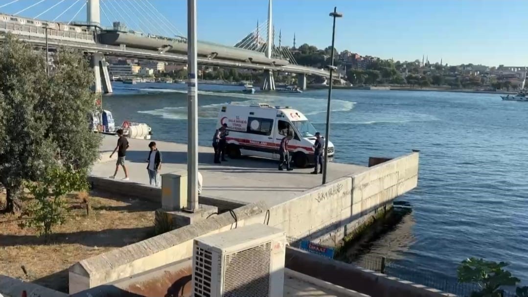 Haliç’te denize düşen tekne çalışanının cesedine ulaşıldı