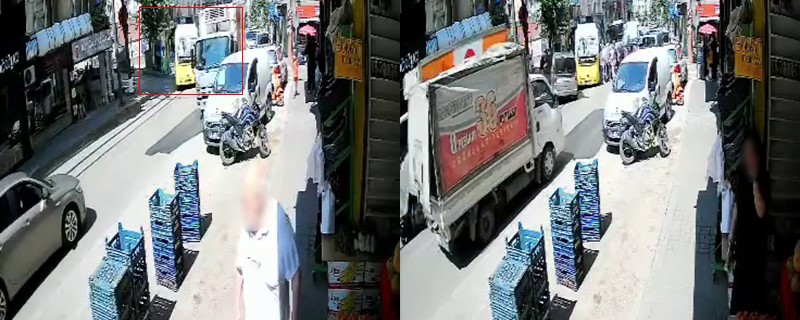 Halk otobüsü tali yoldan çıkan arabayla çarpıştı
