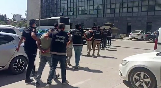 Kahramanmaraş’ta uyuşturucu operasyonu: 25 tutuklama