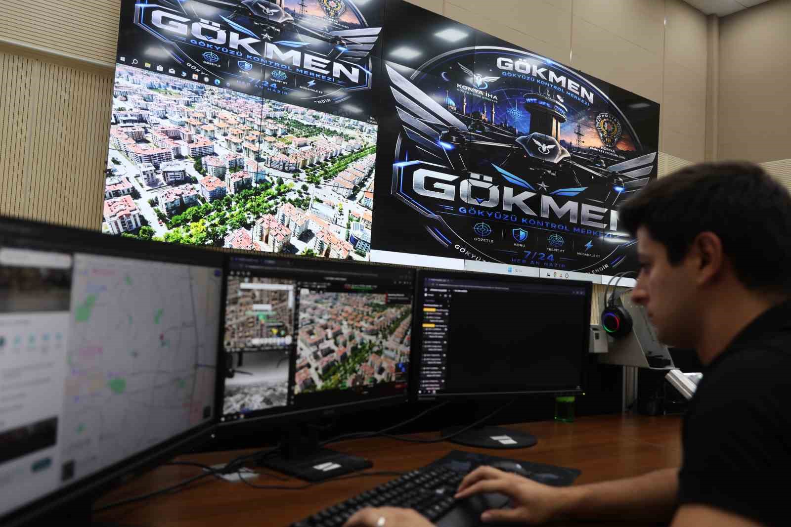 Konya’da güvenlik gökyüzüne taşındı, yapay zeka dayanaklı "GÖKMEN" 7/24 misyonda