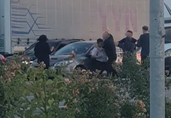 Konya’da trafikte yumruklu arbede