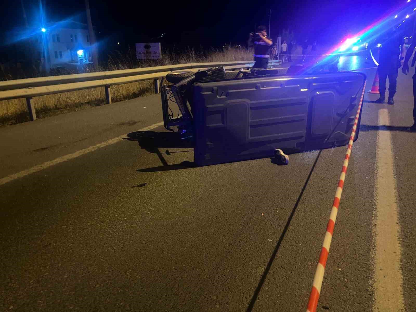 Kütahya-Tavşanlı kara yolunda korkunç kaza: 18 yaşındaki motosiklet şoförü hayatını kaybetti
