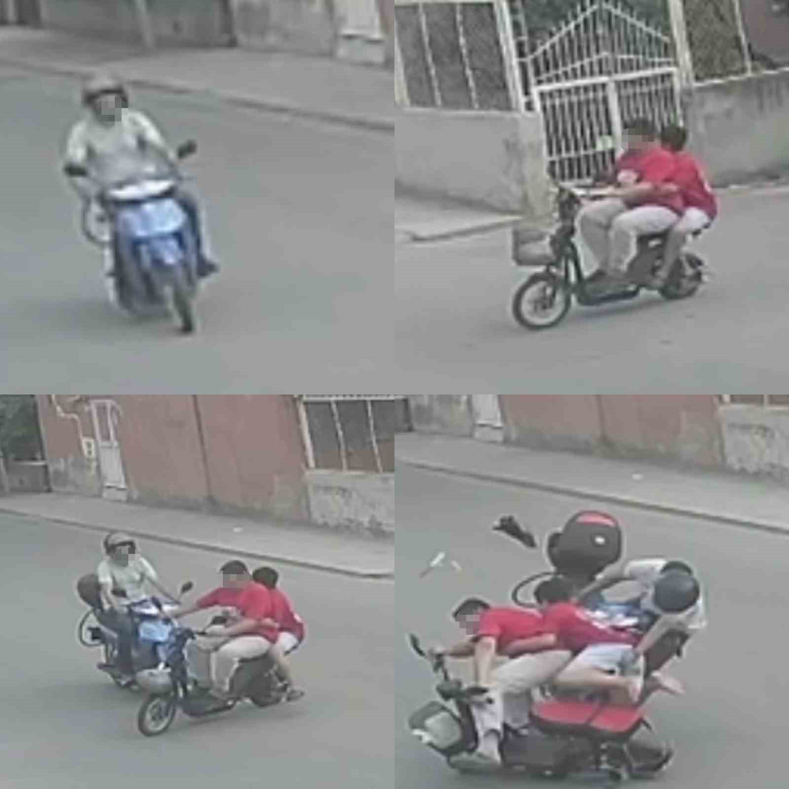 Motosikletler Çarpıştı: Üç Yaralı