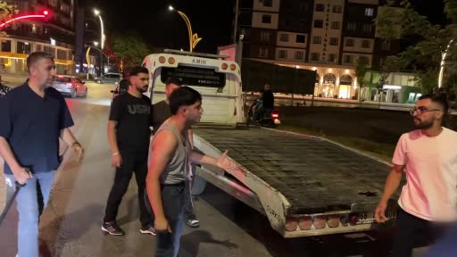 Polise direnip kaçtı, otopark girişinde bu türlü yakalandı