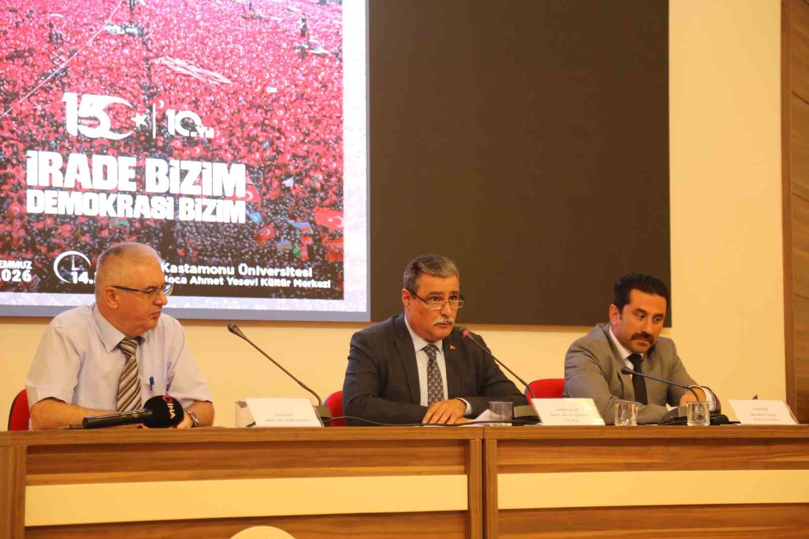 Prof. Dr. Şerif Demir: "Tankların önünde yürüyen beşerler bu milletin hamasetini ortaya koymuştu"