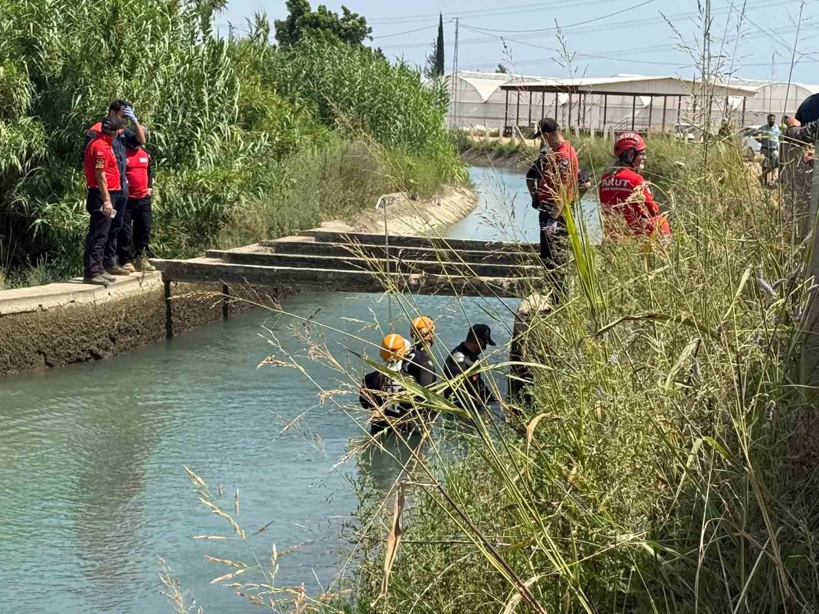 Sulama kanalında aranan sera personelinden acı haber geldi, yakınları hudut krizi geçirdi