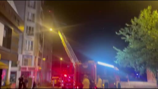 Tekirdağ'da Apartmanda Meydana Gelen Patlama ve Yangın Olayı
