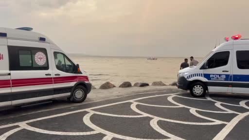 Tekirdağ’da denizde bir kişinin kaybolduğu ihbarı takımları seferber etti