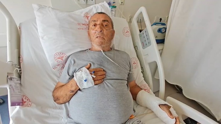 Tur Otobüsü ile Çarpışan Motosiklet Sürücüsü Ağır Yaralandı
