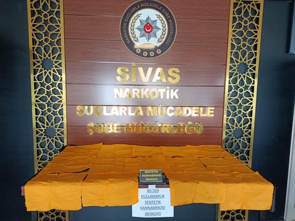 Sivas'ta Rekor Sentetik Kannabinoid Ele Geçirildi: 2 Tutuklama!