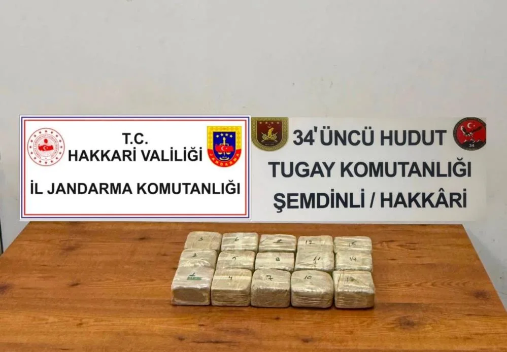 Hakkari Sınırında Operasyon: 7 Kilo 720 Gram Eroin Bulundu
