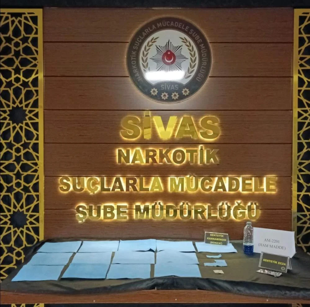 Sivas'ta Uyuşturucu Operasyonu: 32 Bin Kullanımlık Zehir