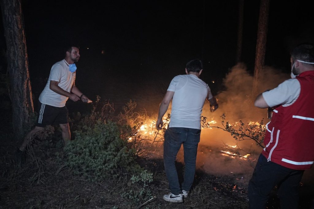 Bursa'da Orman Yangınına Pet Şişelerle Etkili Müdahale