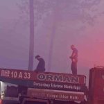 Harmancık'ta Alevler Arasında Namaz Kılan İtfaiyecilerin İlginç Hikayesi