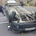 Sivas Suşehri'nde Lastik Patlaması Nedeniyle Meydana Gelen Trafik Kazası ve Takla Atan Araç